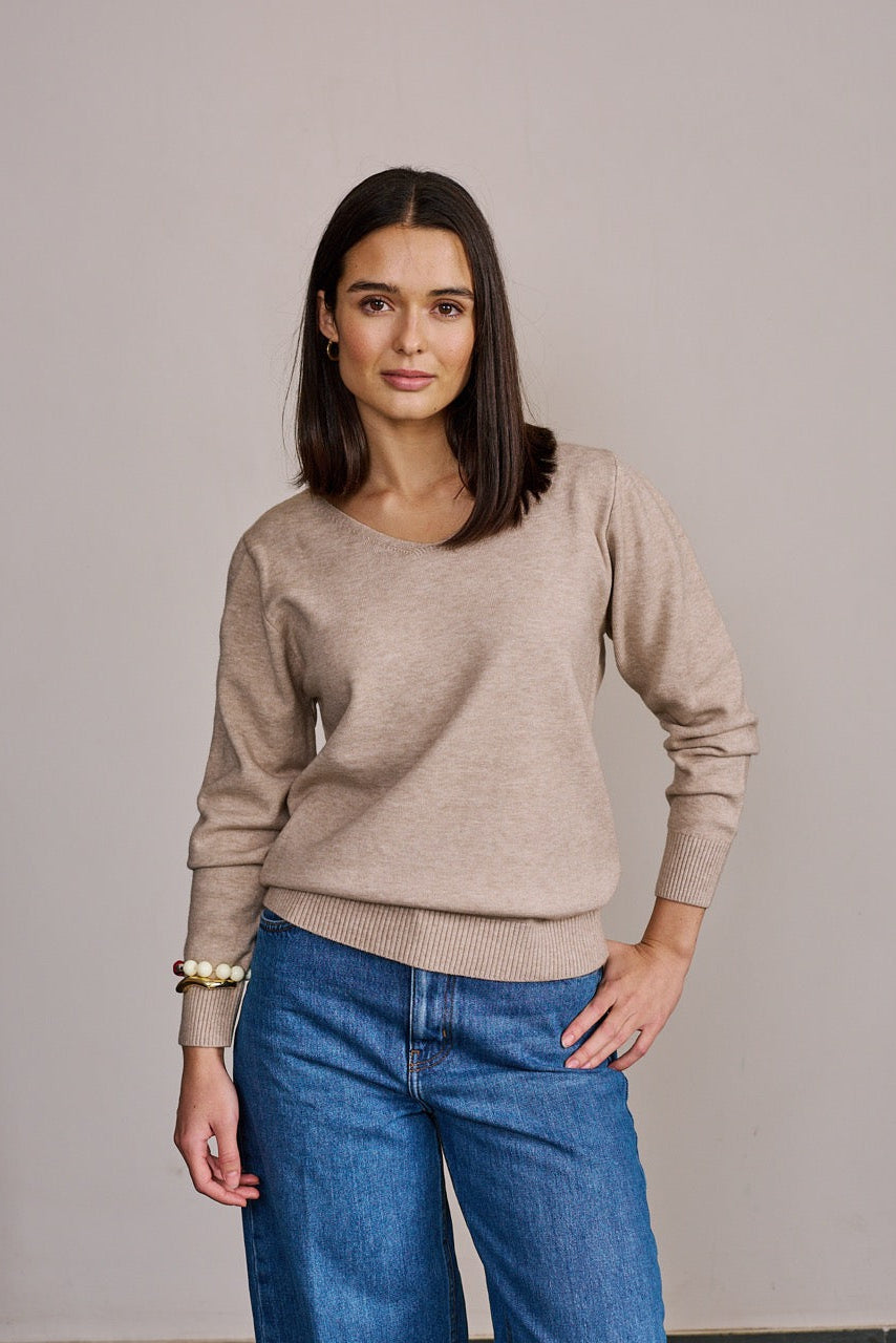 Sweater Lana Grete Beige