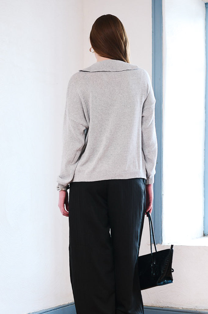 Sweater Algodón Bronte Gris