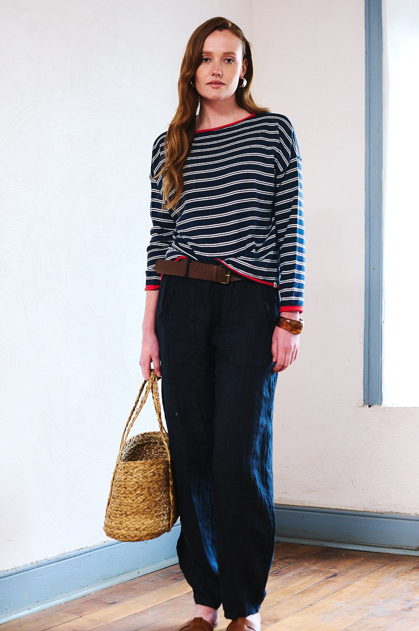 Sweater Algodón Nemi Azul