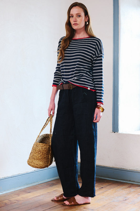 Sweater Algodón Nemi Azul
