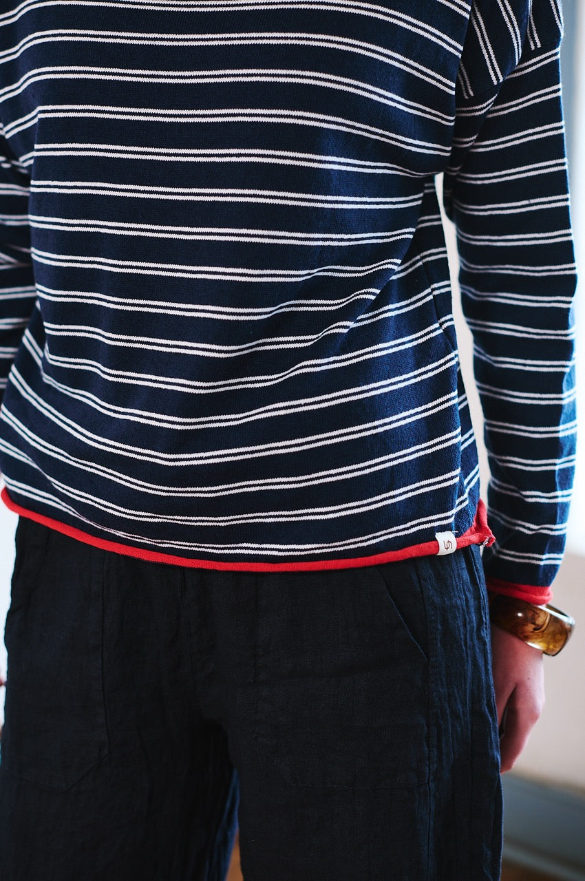 Sweater Algodón Nemi Azul