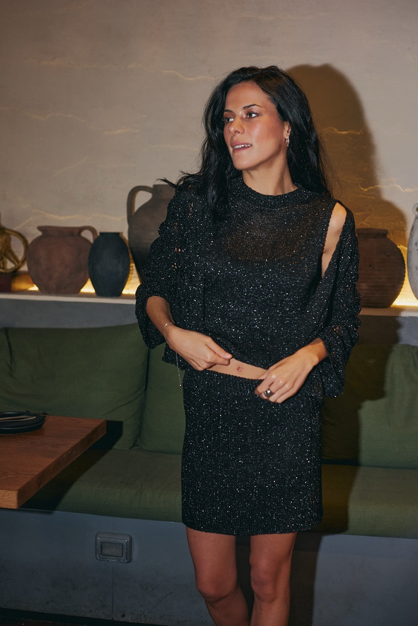 Chaleco Tejido Carlota Negro