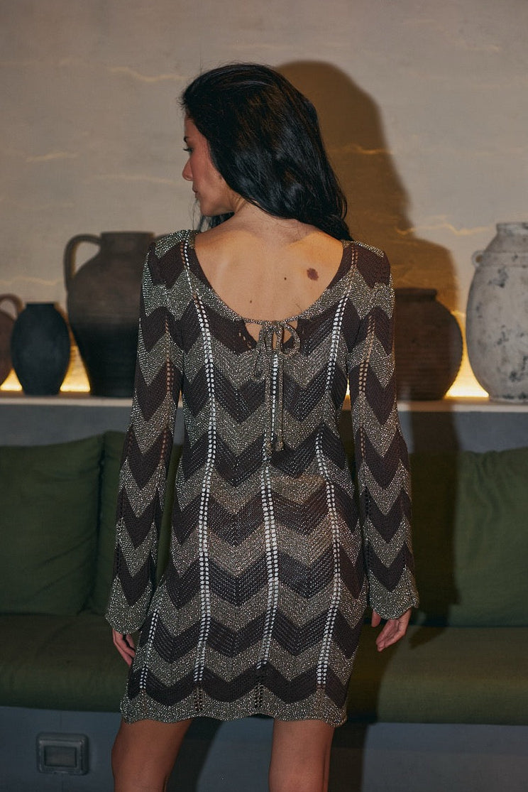 Vestido Blend Algodón Viscosa Lola Verde