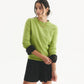 Sweater Cashmere Vilma Verde Limón