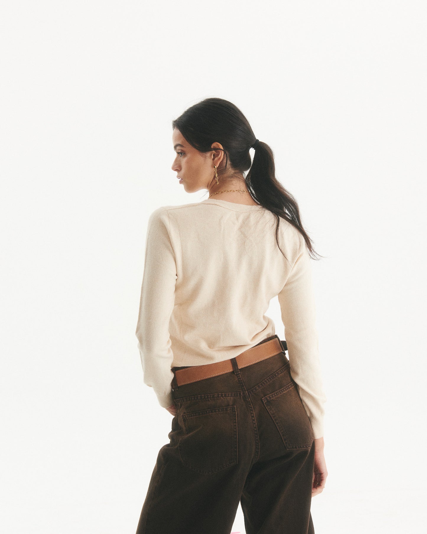 Sweater Cashmere Grete Beige