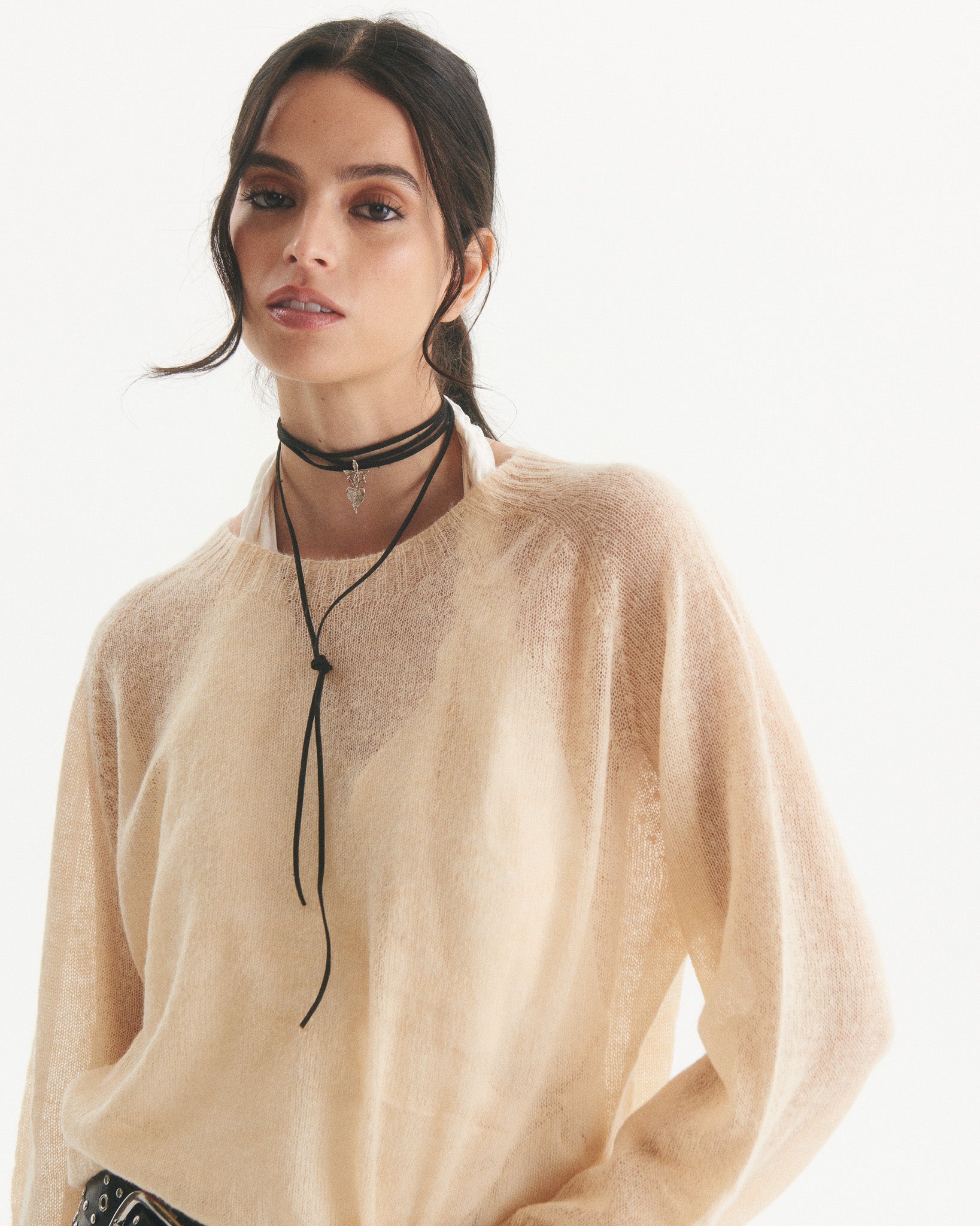 Sweater Mohair Luciane Crudo