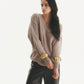 Sweater 100% Lana Vibeke Taupe