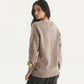 Sweater 100% Lana Vibeke Taupe