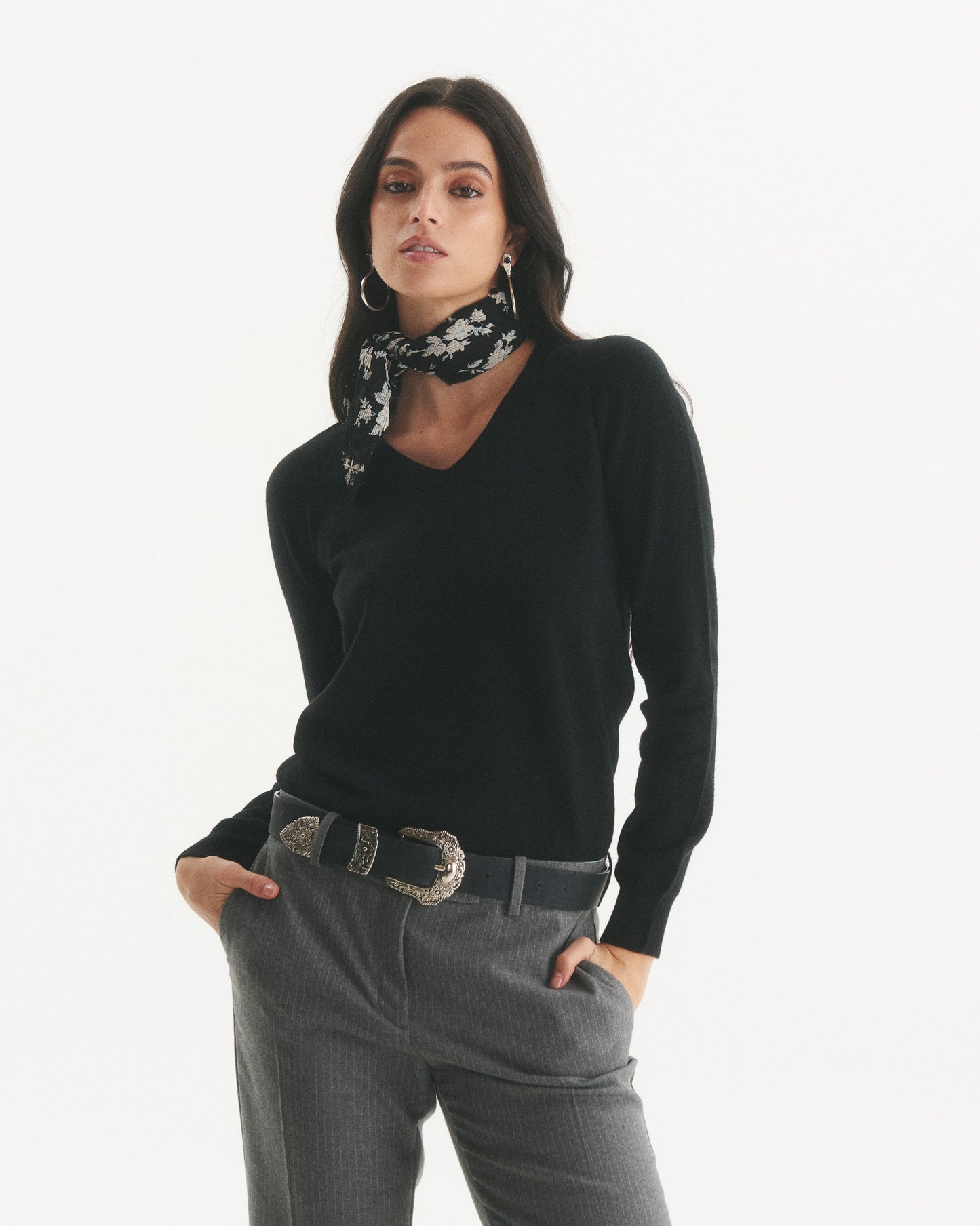 Sweater Cashmere Grete Negro