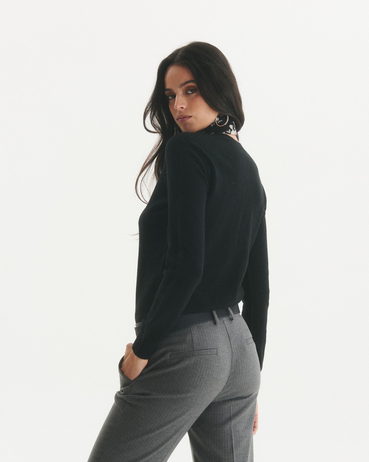 Sweater Cashmere Grete Negro