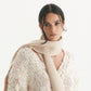 Bufanda 100% Cashmere Rosalia Beige