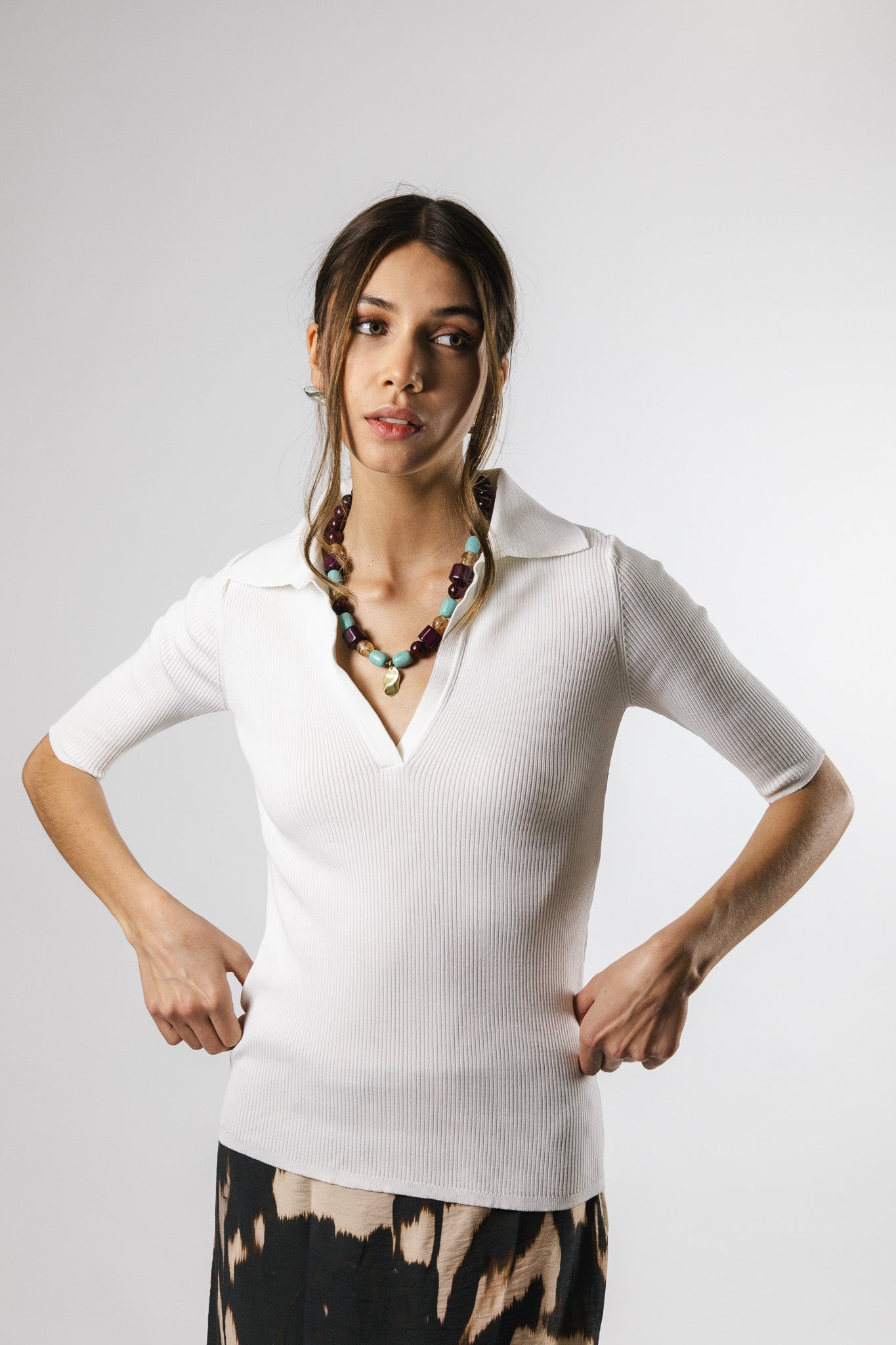 Polera Algodón Alba Blanco