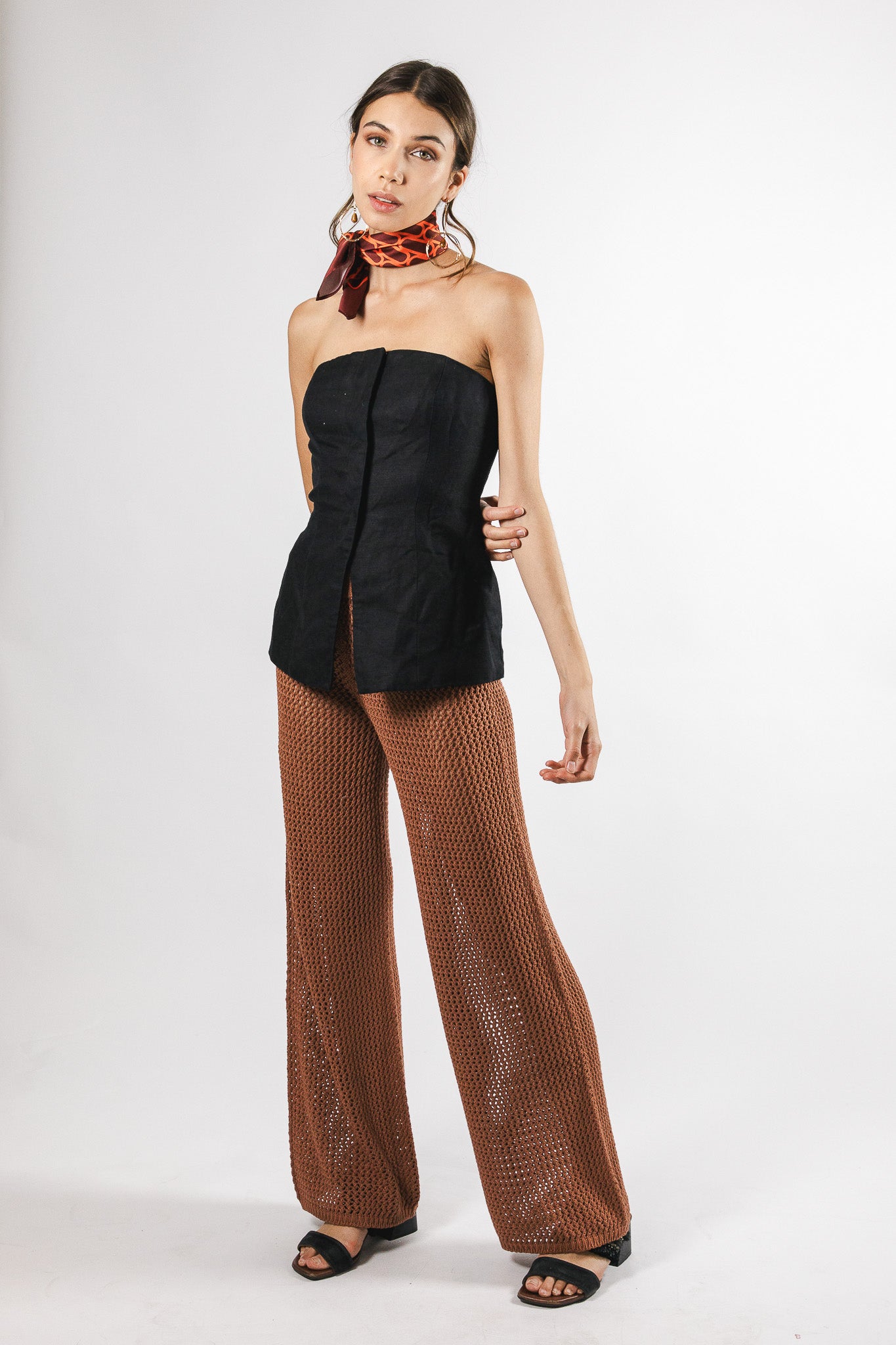 Pantalón Calado Penelope Moka