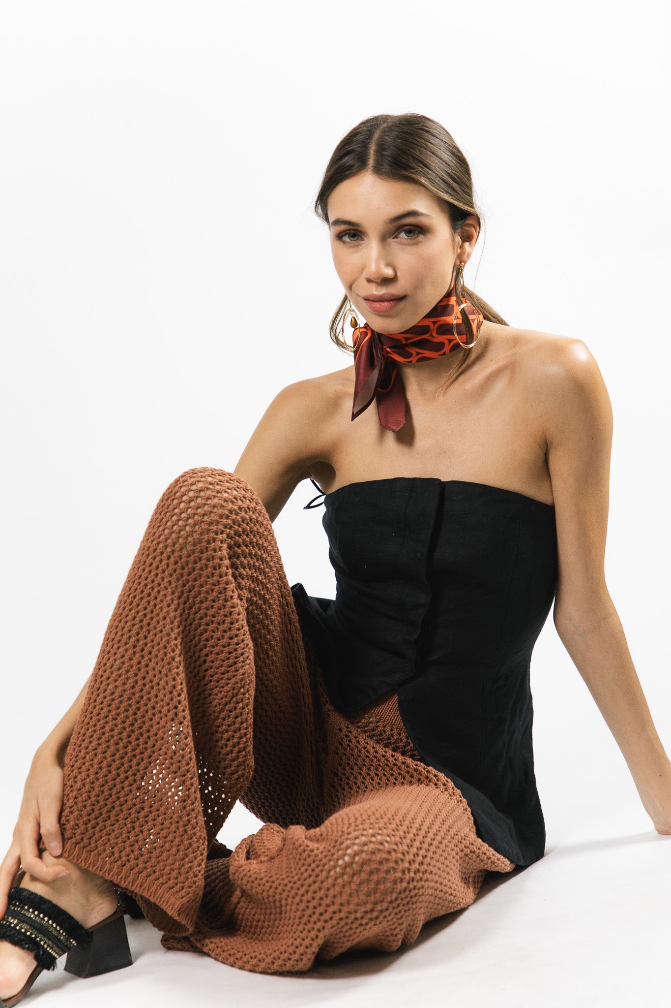 Pantalón Calado Penelope Moka