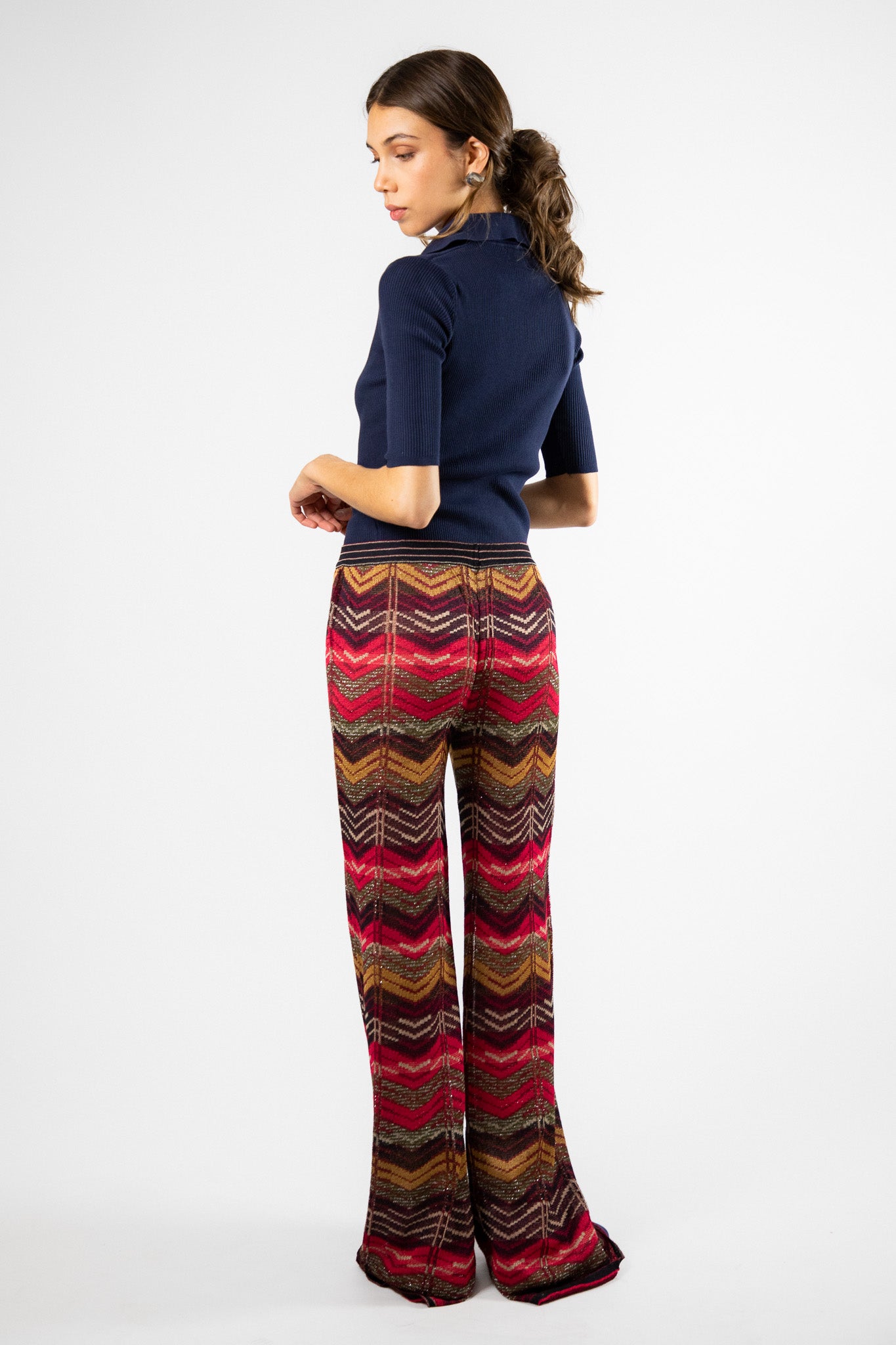 Pantalon Viscosa Adelina Multicolor