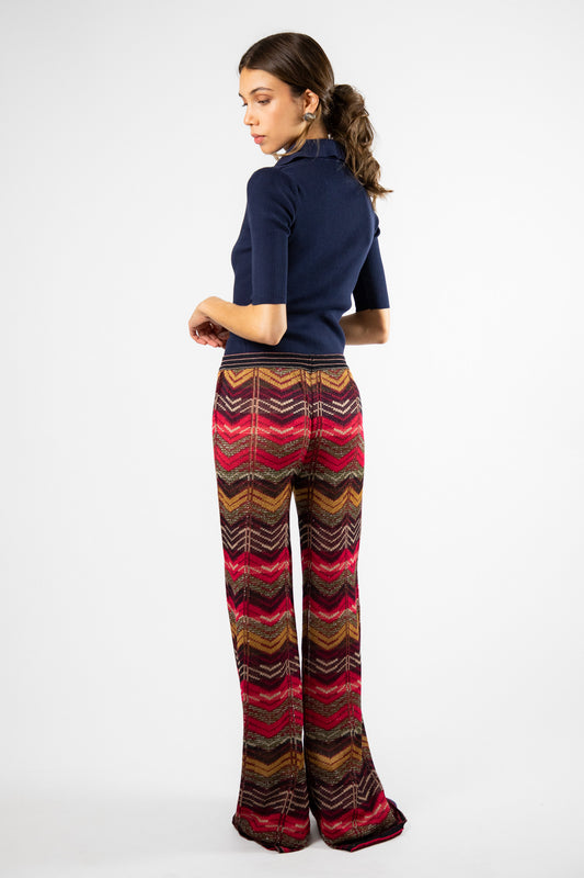 Pantalon Viscosa Adelina Multicolor