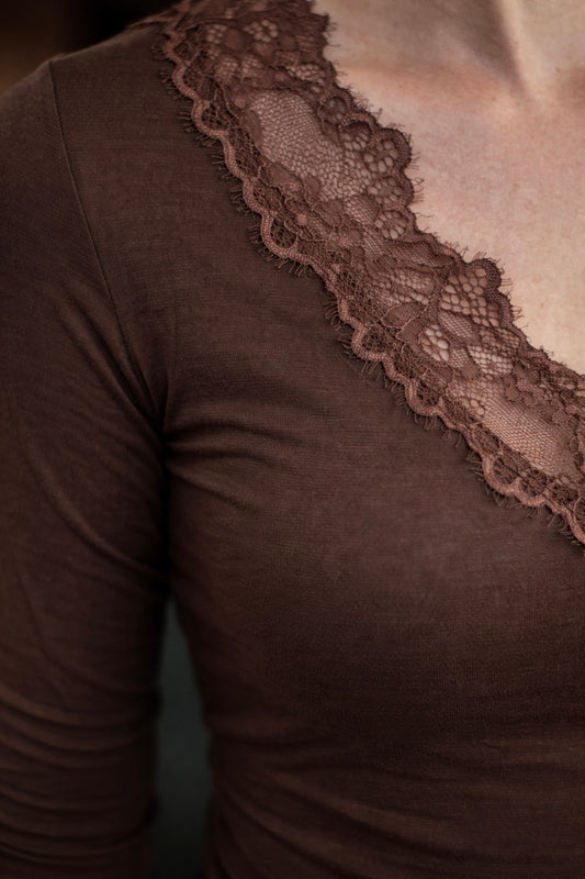 Camiseta Blend Cashmere Amalfi Café Detalle
