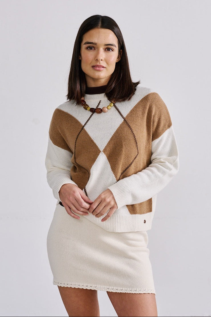 Conjunto Avola Camel/Crudo