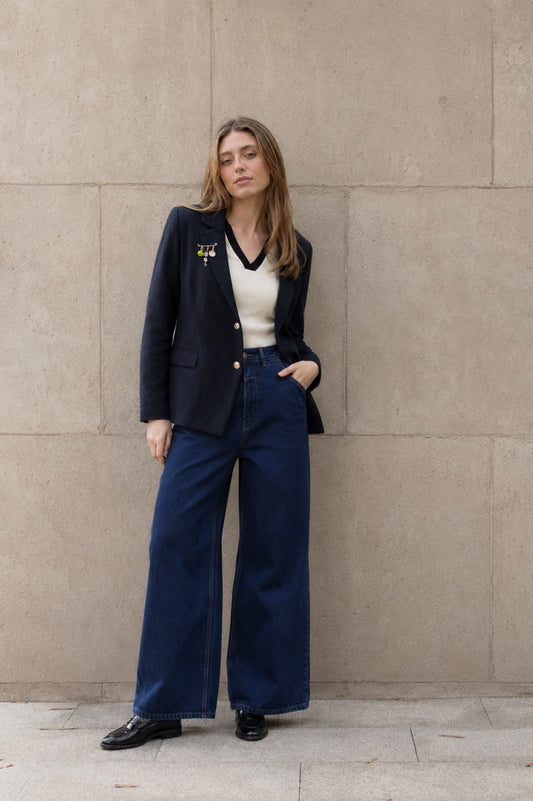 Blazer Paño Edda Negro