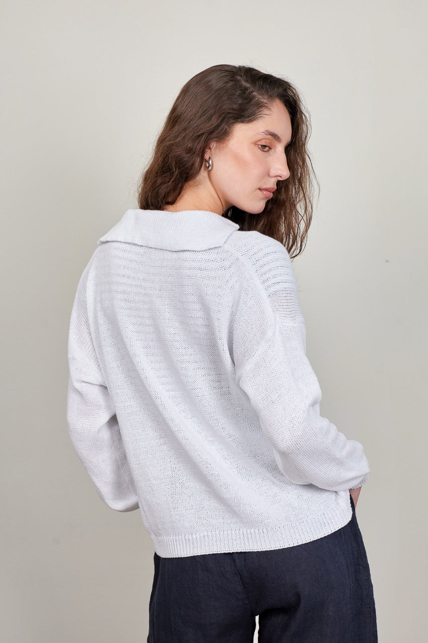Sweater Algodón Bronte Blanco