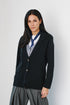 Blazer Viscosa Edda Negro Vista Frontal