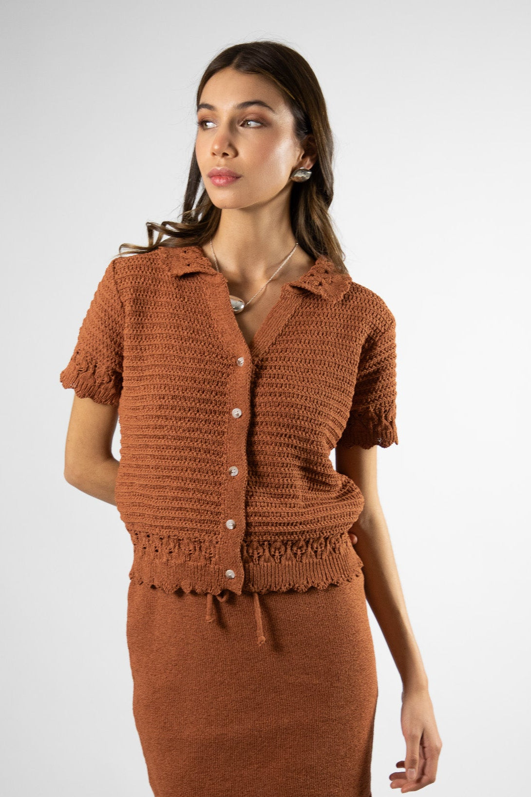 Chaleco Algodón Brunella Camel