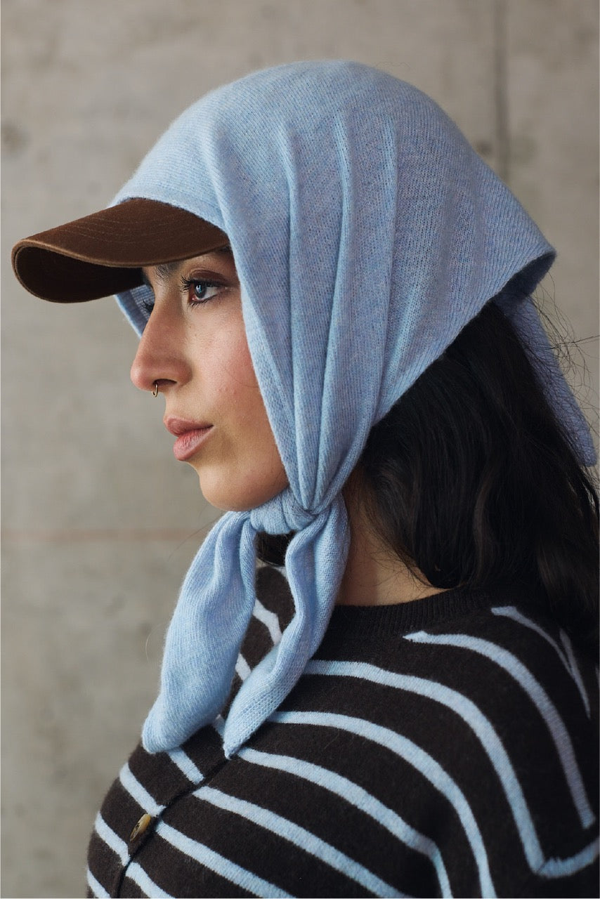 Capa Blend Lana y Cashmere Liva Crudo Vista Lateral