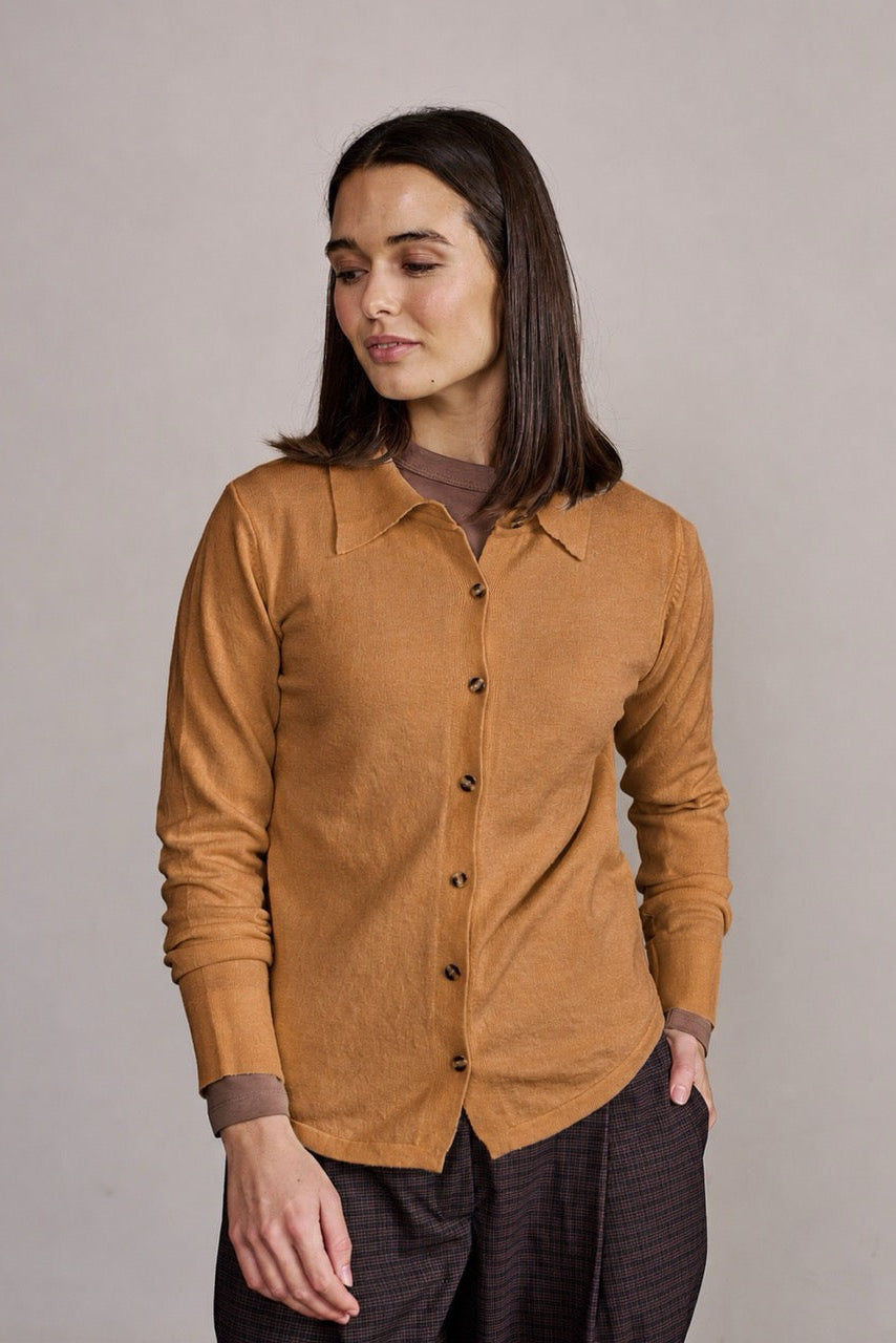 Chaleco Lana Sandra Camel
