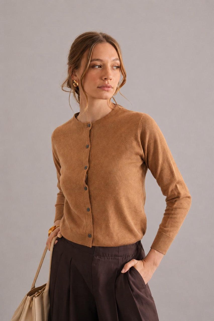 Chaleco Lana Lilo Camel