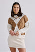 Conjunto Avola Camel/Crudo Vista Frontal