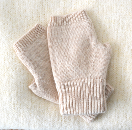Guante 100% Cashmere Francois Beige