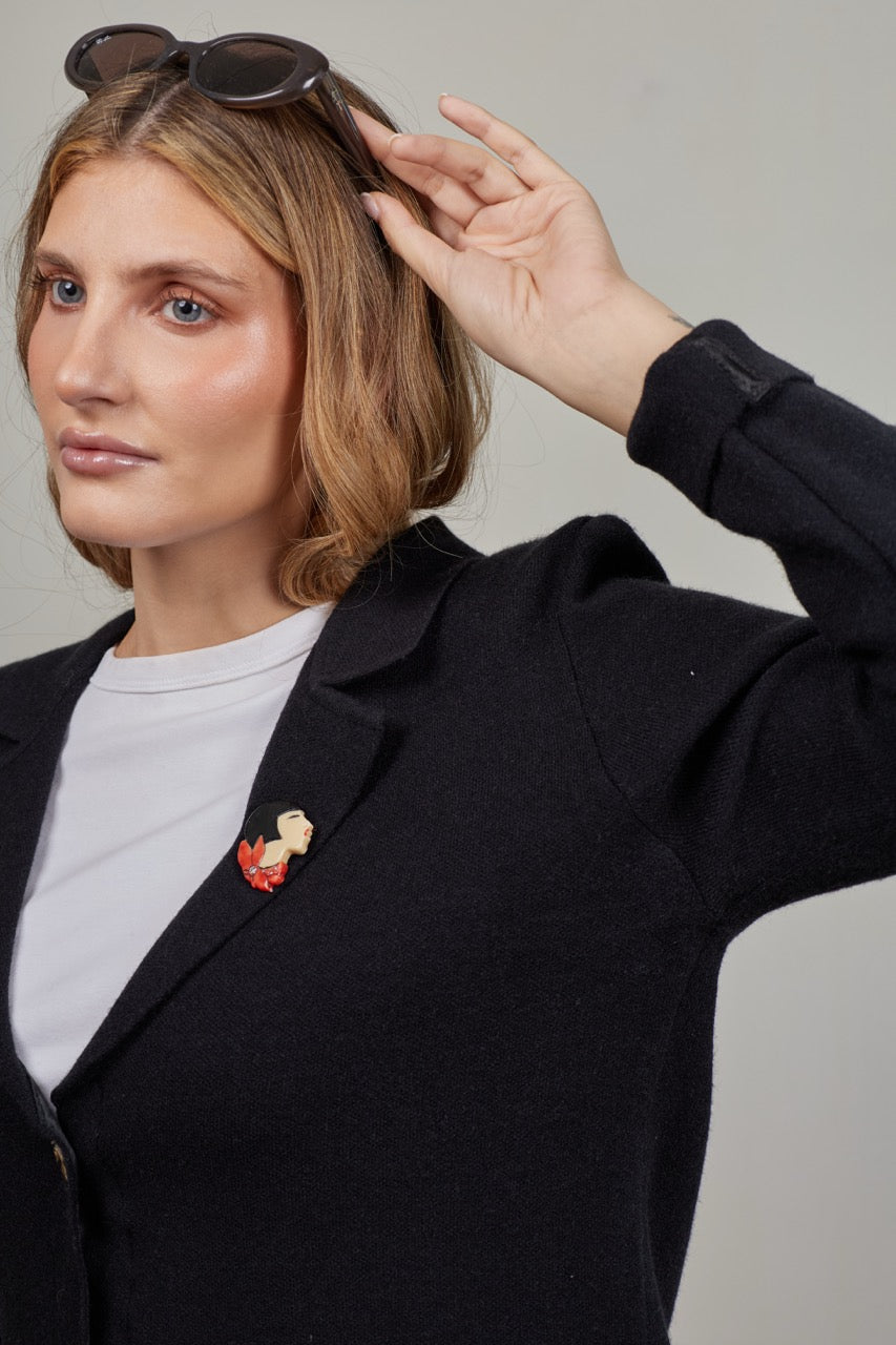 Blazer Paño Edda Negro