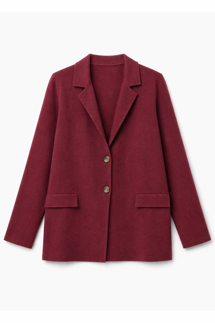Blazer Viscosa Edda Burdeo