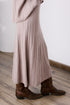 Falda Lana y Cashmere Runa Beige Vista Lateral