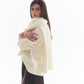 Set Sweater Bufanda Lana Fleur Crudo