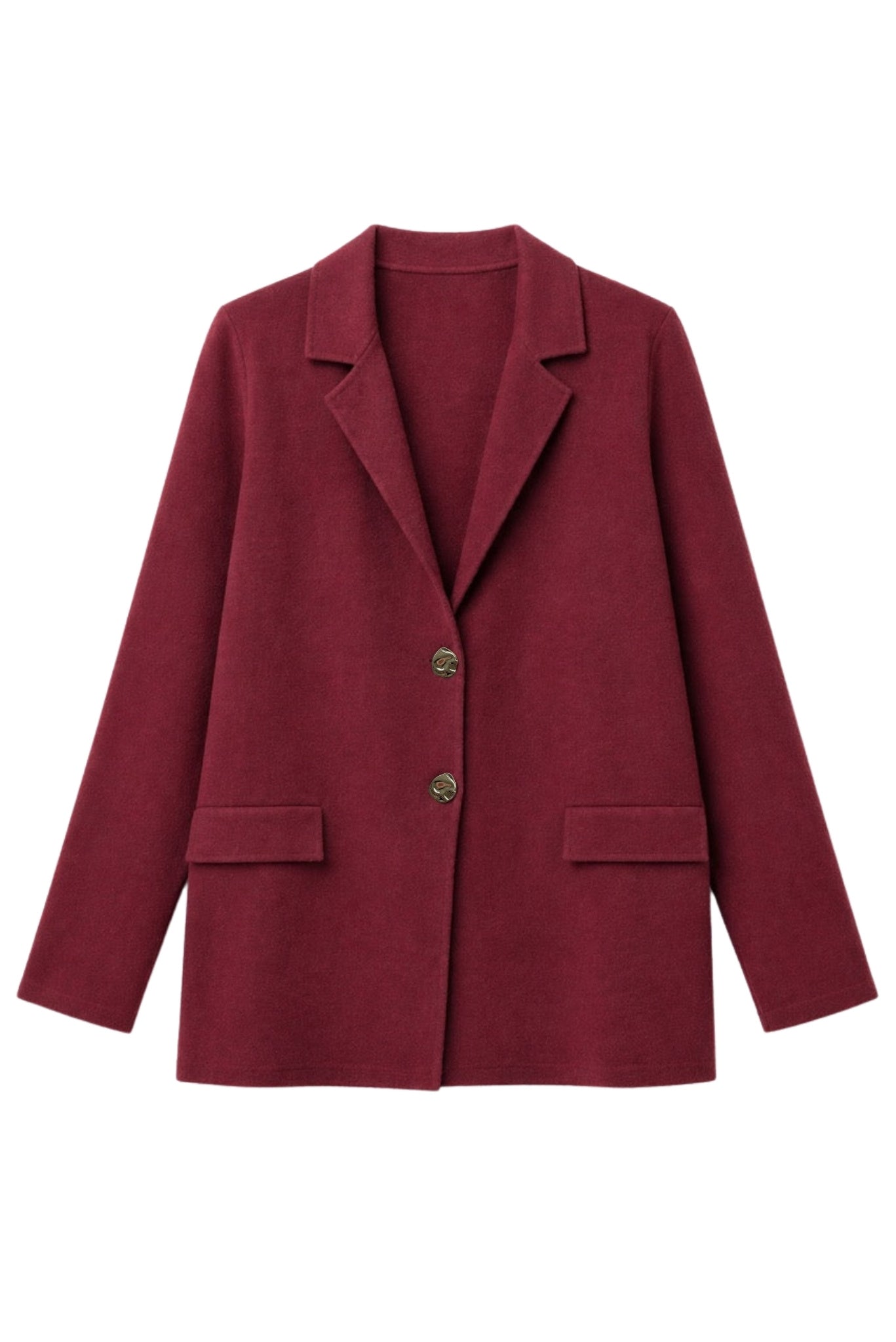 Blazer Paño Edda Burdeo