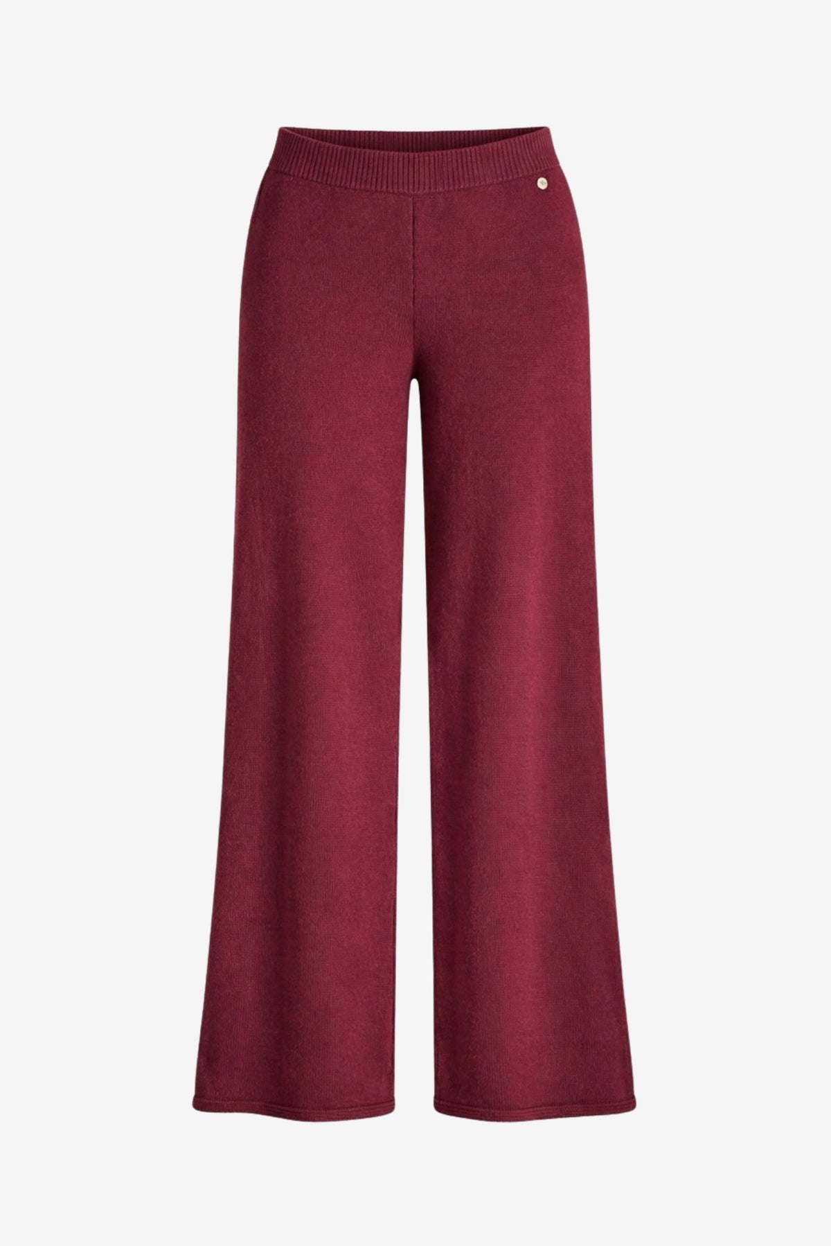 Lana y Cashmere Bellagio Pants Burdeo