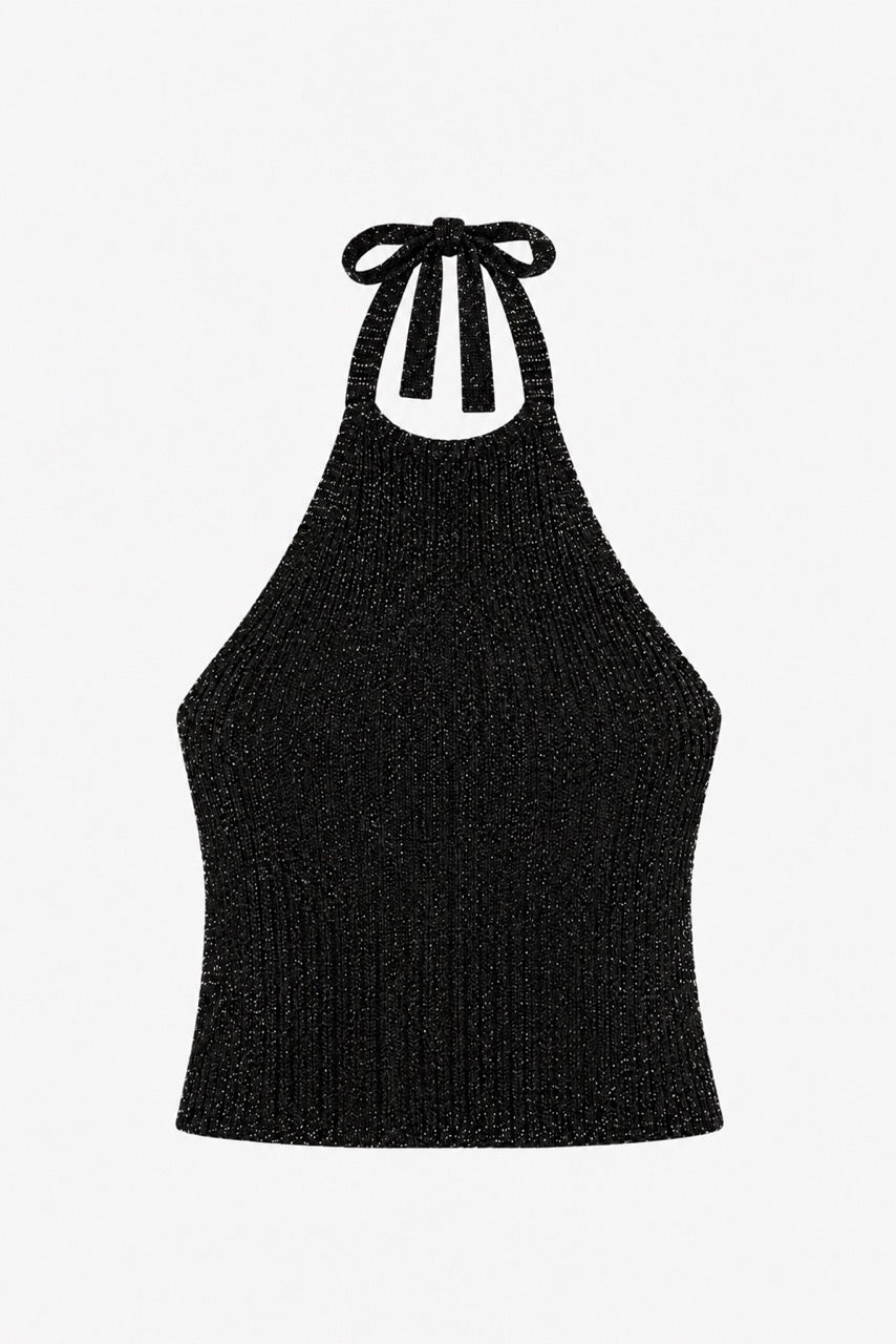 Top Viscosa Lorenza Negro