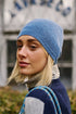 Gorro Lana y Cashmere Parma Celeste Vista Frontal