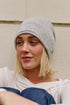 Gorro Lana y Cashmere Positano Gris Vista Frontal