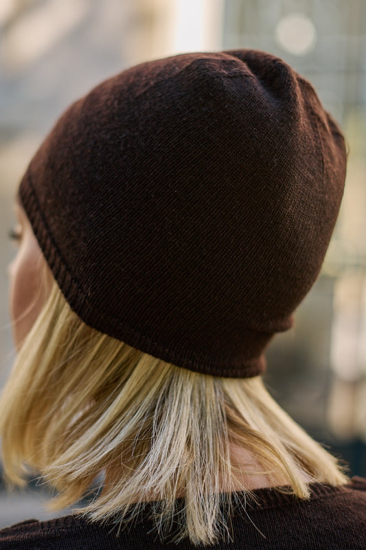 Gorro Lana y Cashmere Parma Café