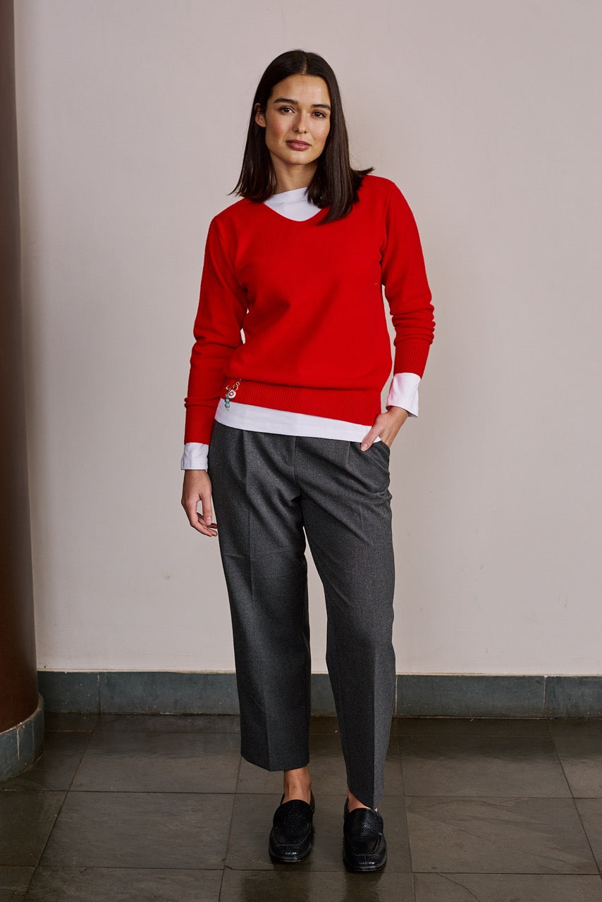 Sweater Lana Grete Rojo