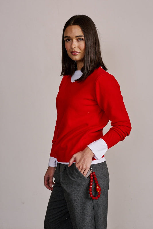 Sweater Lana Grete Rojo