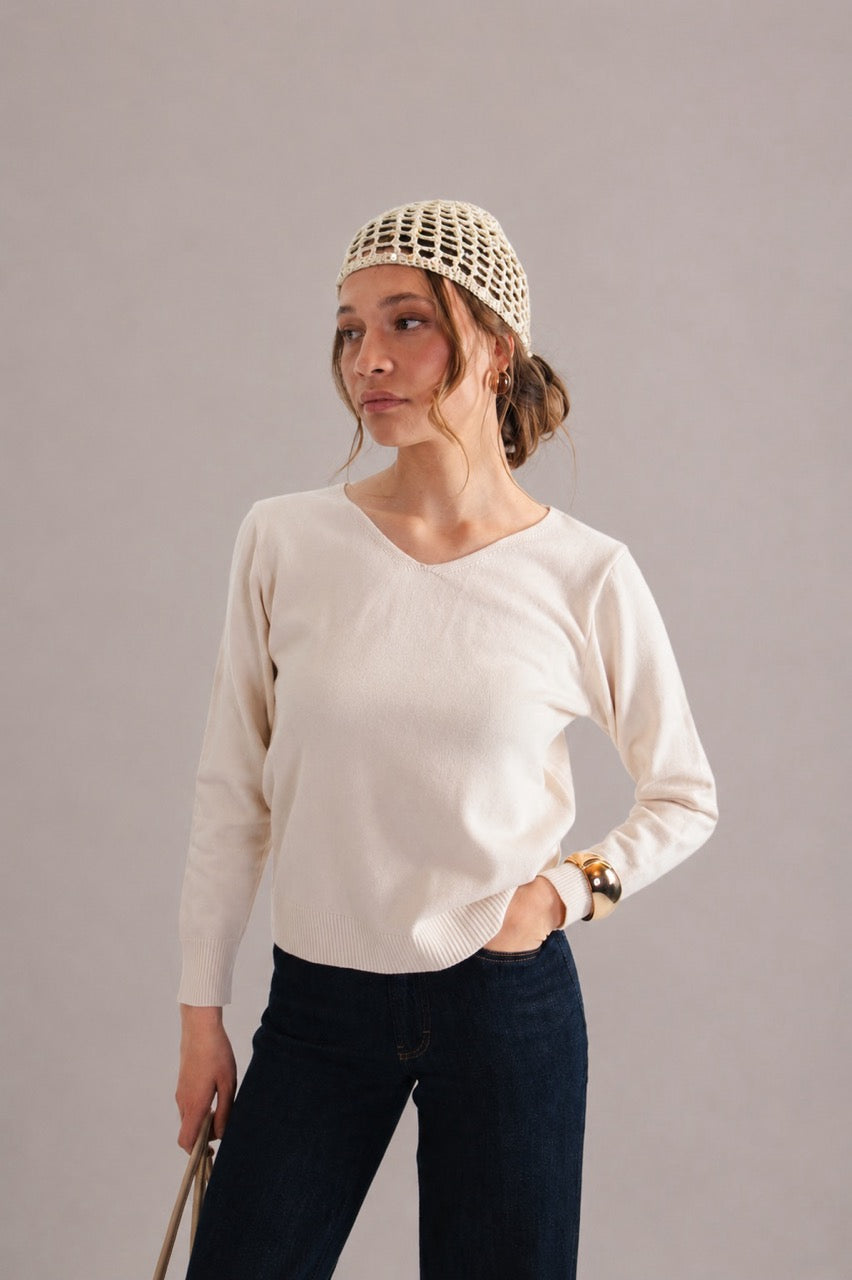 Sweater Lana Guadalupe Crudo