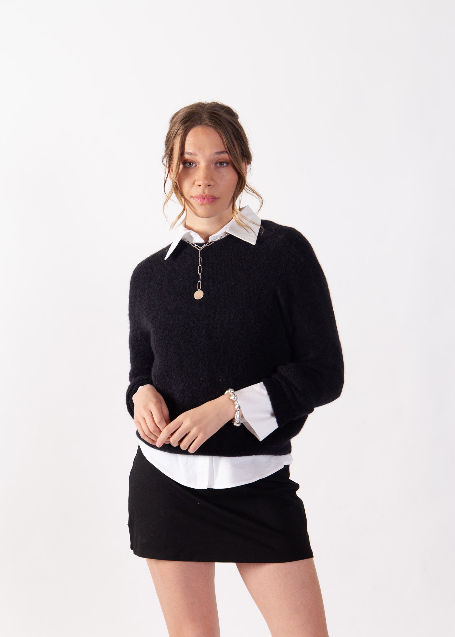 Sweater Baby Alpaca Anita Negro