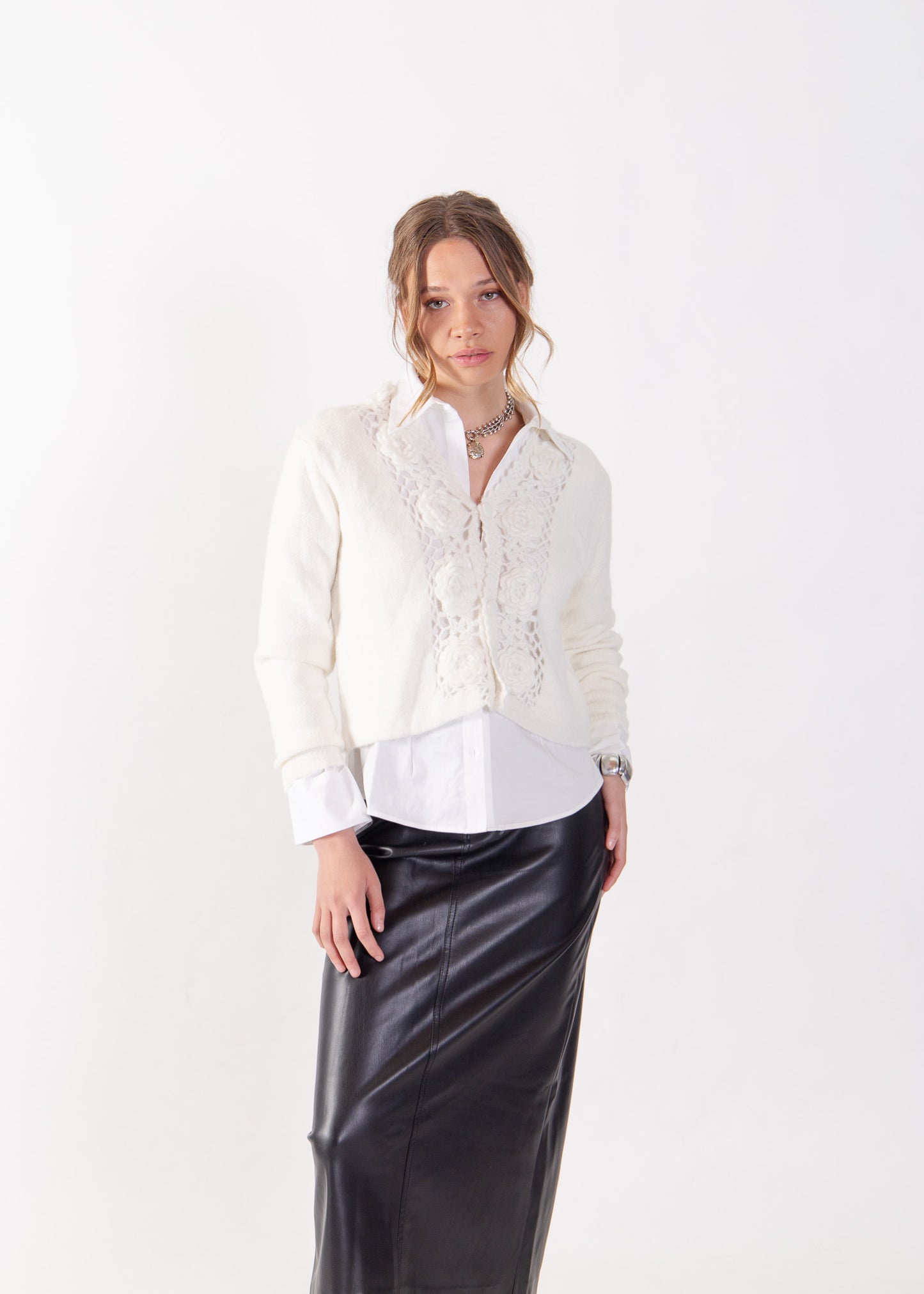 Chaleco Mohair Liva Blanco