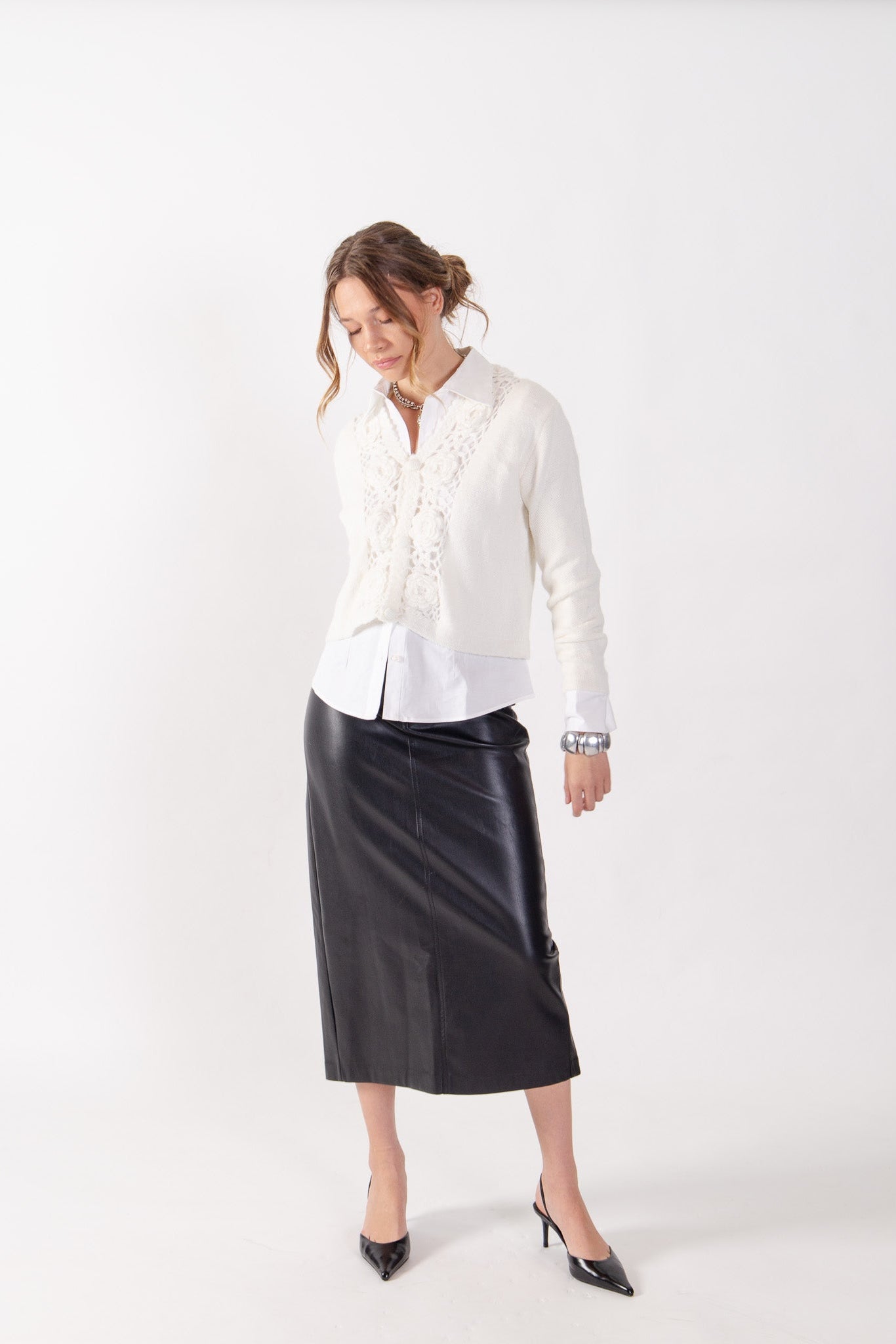 Chaleco Mohair Liva Blanco