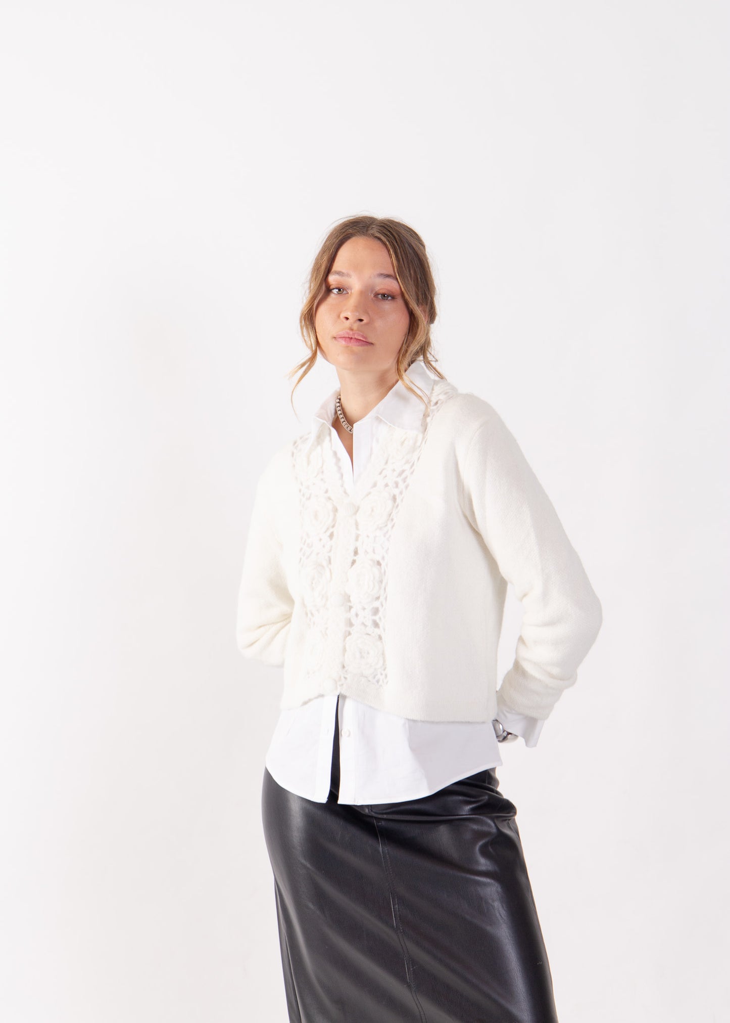 Chaleco Mohair Liva Blanco