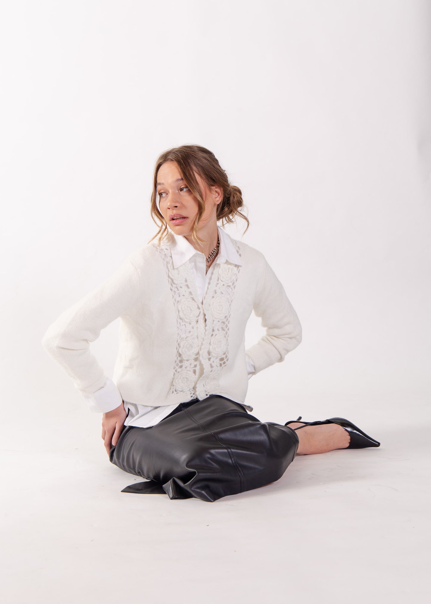 Chaleco Mohair Liva Blanco