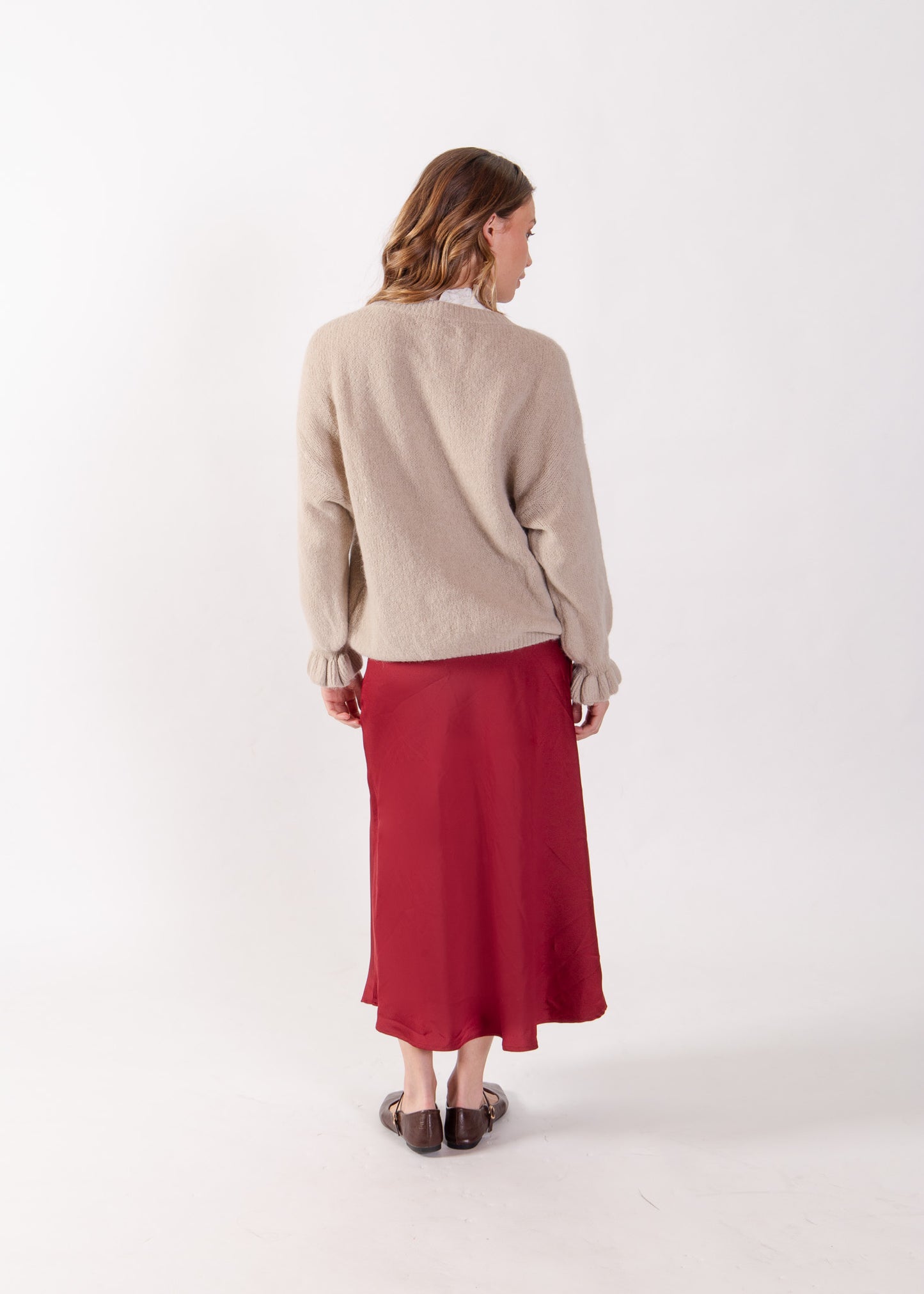 Sweater Baby Alpaca Lourdes Crudo